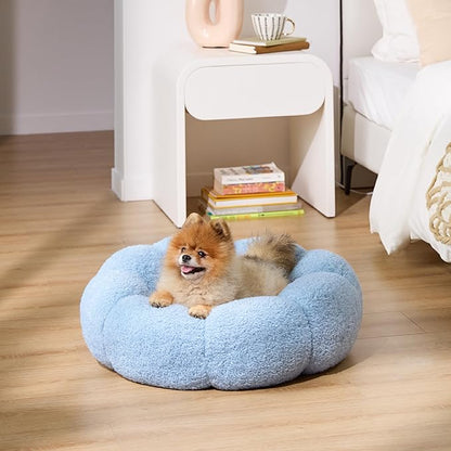 Lesure Calming Small Dog Bed 25 lbs, 23"