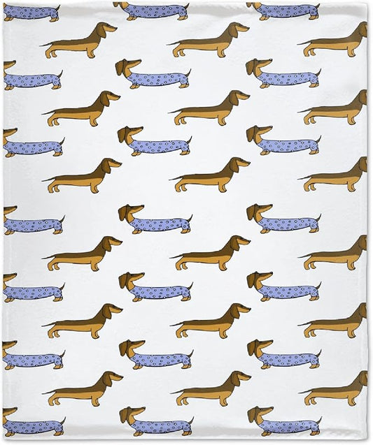 Dachshund Dog Blankets Puppy Blanket 80x60 in