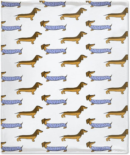 Dachshund Dog Blankets Puppy Blanket 60x50 in