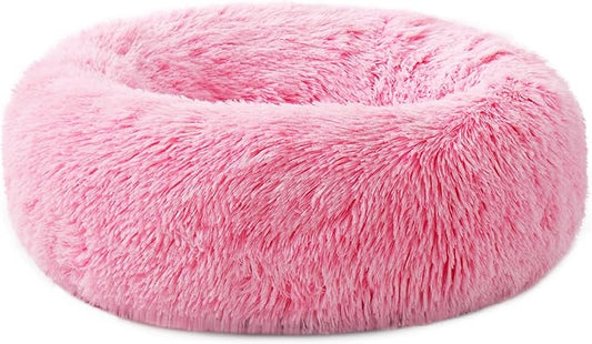Round Pet Bed for Dogs and Cats 23.5''/60cm)