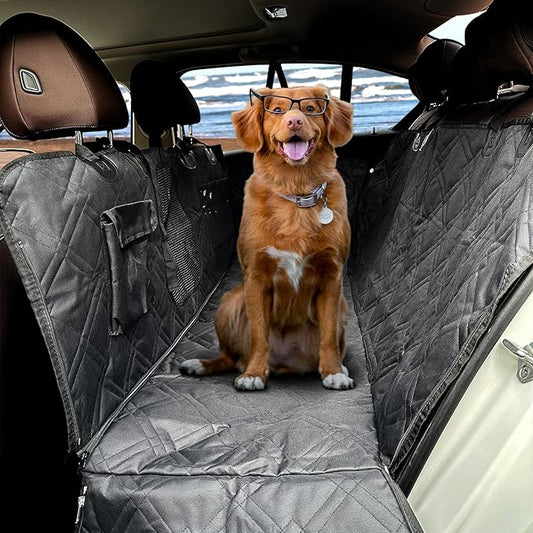 Dog Car Seat Cover for Back Seat 600D Heavy