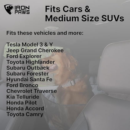 Dog Car Seat Cover with Door Scratch Protector