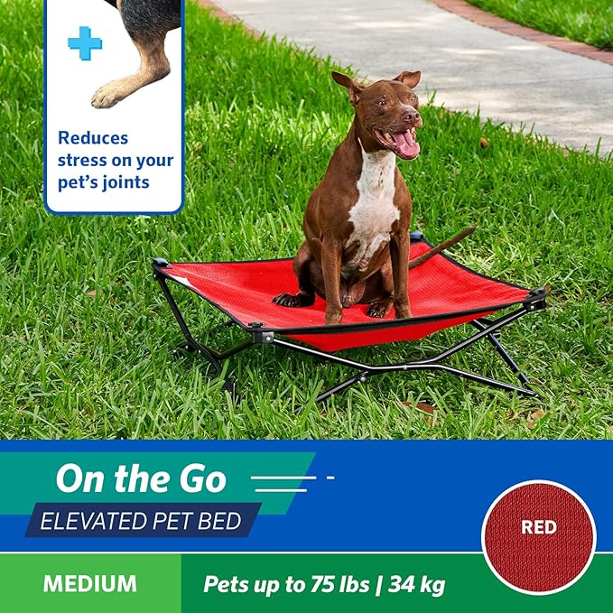 Coolaroo On The Go Cooling Elevated Dog Bed