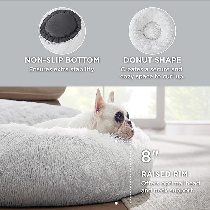 Bedsure Calming Dog Bed for Medium Dogs 30 inches 45 lbs