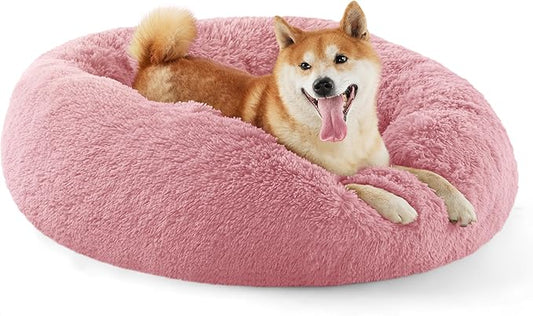 Bedsure Calming Dog Bed for Medium Dogs 30 inches 45 lbs