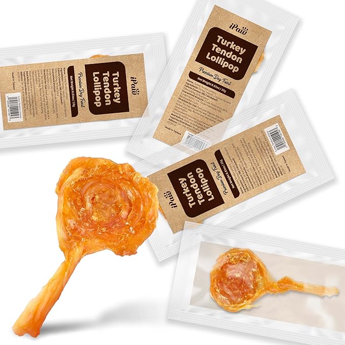 Turkey Tendon for Dogs 4 Units)