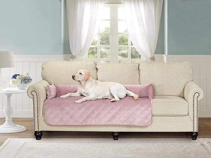 Brilliant Sunshine Premium Pink Silky Velvet Pet Sofa Bed