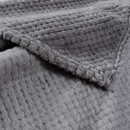 Dog Blanket or Cat Blanket or Pet Blanket (M/32" x 40", Grey)