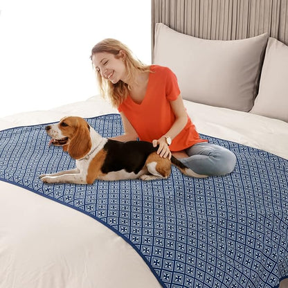 DaysU Reversible Waterproof Dog Blanket for Couch 28 x 40 Inches