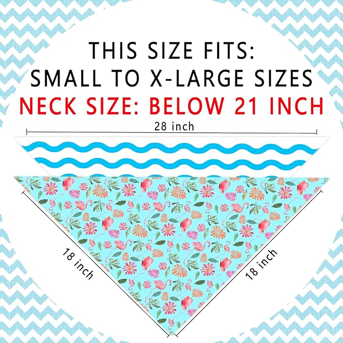 Hawaii Dog Bandanas 2 Pack