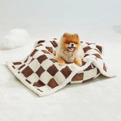 Lesure Waterproof Puppy Blanket for Small Dogs 3D Textured