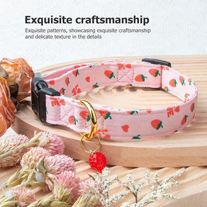 Cotton Handmade Dog Collar Cute and Distinctive Patterns
