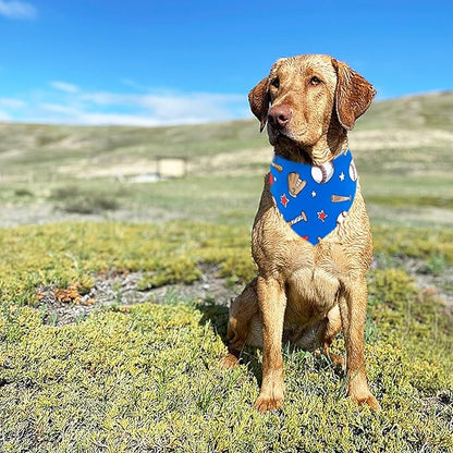 Sports Dog Bandanas for Large Dogs Breed 33 7PCS