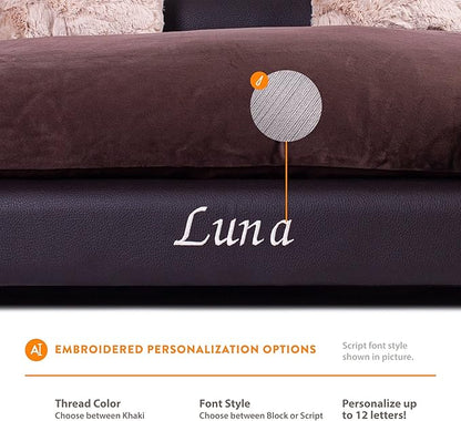 Moots Premium Leatherette Sofa Pet Bed