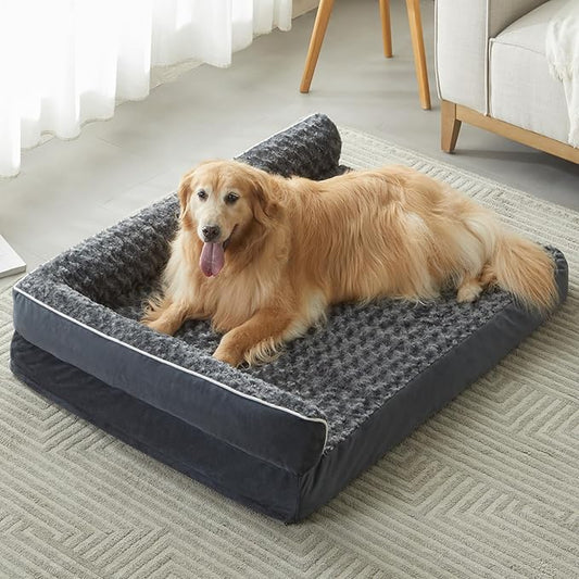 BFPETHOME Extra Large Orthopedic Dog Bed 100 lbs, 48 x 35 x 7.5 inches,