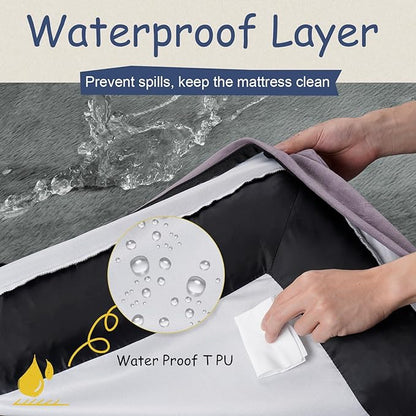 Orthopedic Washable Large Dog Bed: Jumbo Dog Bed Bolster Waterproof