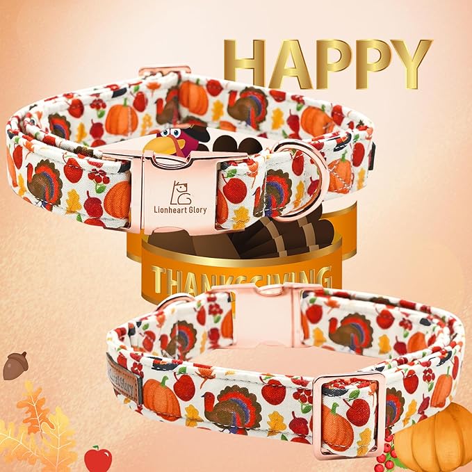 Lionheart glory Turkey Dog Collar Thanksgiving Dog Collar