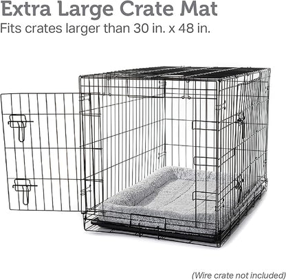 Friends Forever Bolster Dog Crate Mat 48 Inch