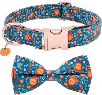 Faygarsle Bow Tie Dog Collar Halloween Fall