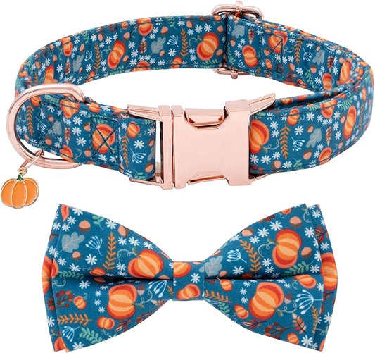 Faygarsle Bow Tie Dog Collar Halloween Fall