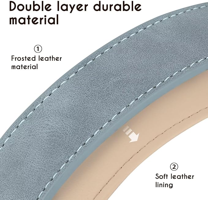 Didog Soft Padded Leather Dog Collar