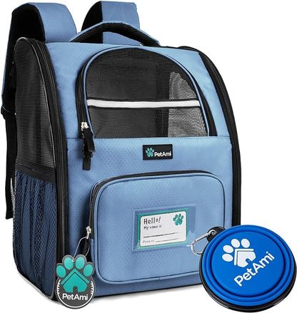 PetAmi Dog Backpack Carrier for Small Large Cat 18lbs Pet,