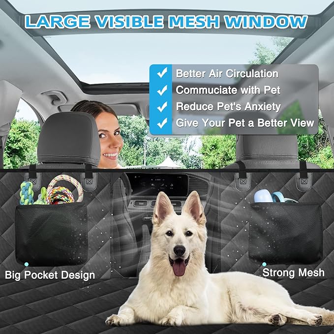 Kytely Back Seat Extender for Dogs 400lb, Waterproof
