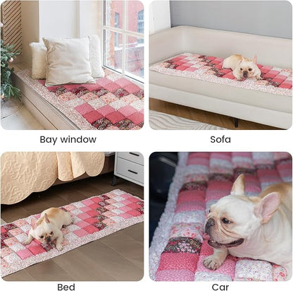Garden Chic Cotton Protective Couch Cover Dogs,Pets(60x160 cm/23.6x63