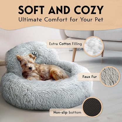 PetJett Calming Dog Bed 23'' Fits 25 lbs