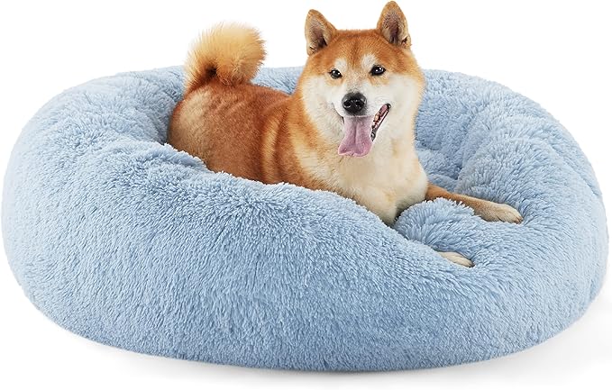 Bedsure Calming Dog Bed for Medium Dogs 45 lbs 30 inches