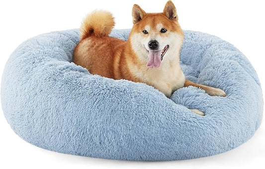 Bedsure Calming Dog Bed for Medium Dogs 45 lbs 30 inches