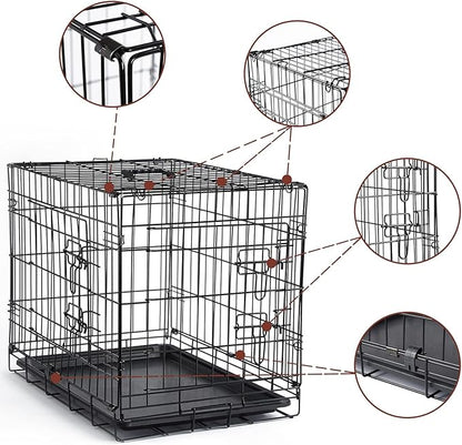 DONORO Dog Crates for Small Size Dogs Indoor