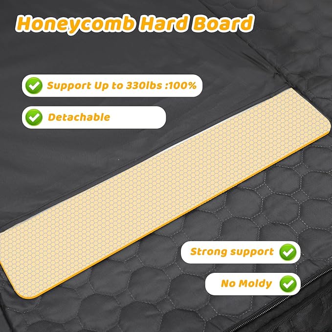 Back Seat Extender for Dogs Window,600D Anti-Scracth 53W*65.7L Inch)