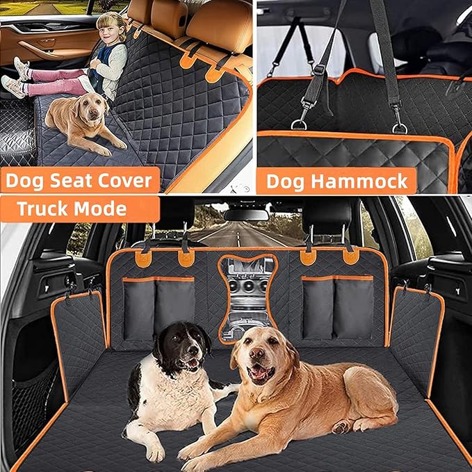 Backseat Pet Cover for Dog Cat 54''W X 59''L