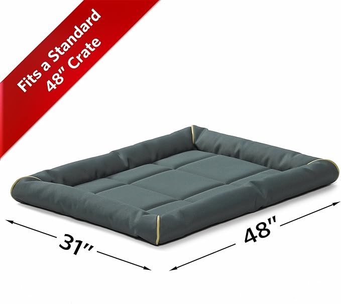 Maxx Dog Bed for Metal Dog Crates 48-Inch, Green