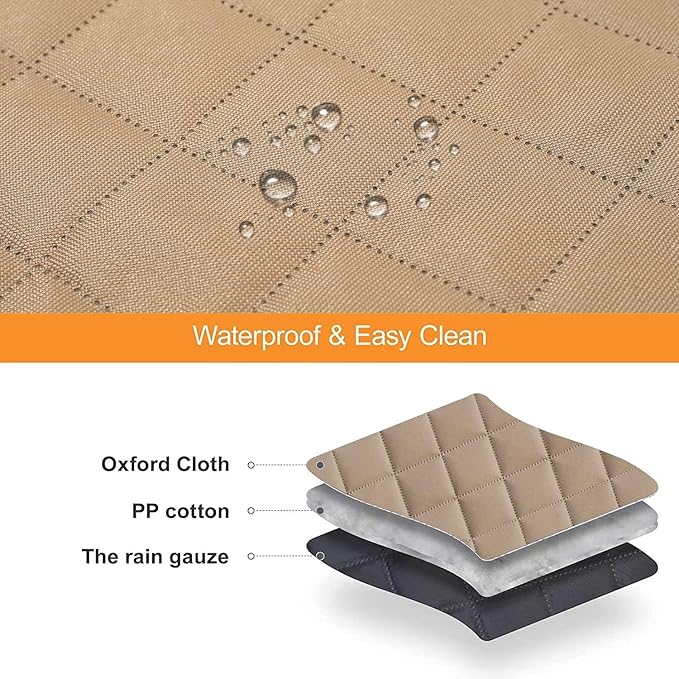 GXT Dog Back Seat Cover Protector for Cars SUV and Trucks with Mesh Window