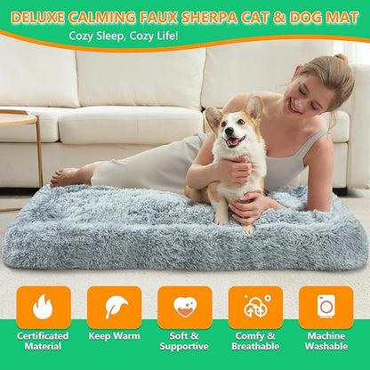 KISYYO Deluxe Dog Bed Mat for Jumbo Dogs 48 inch