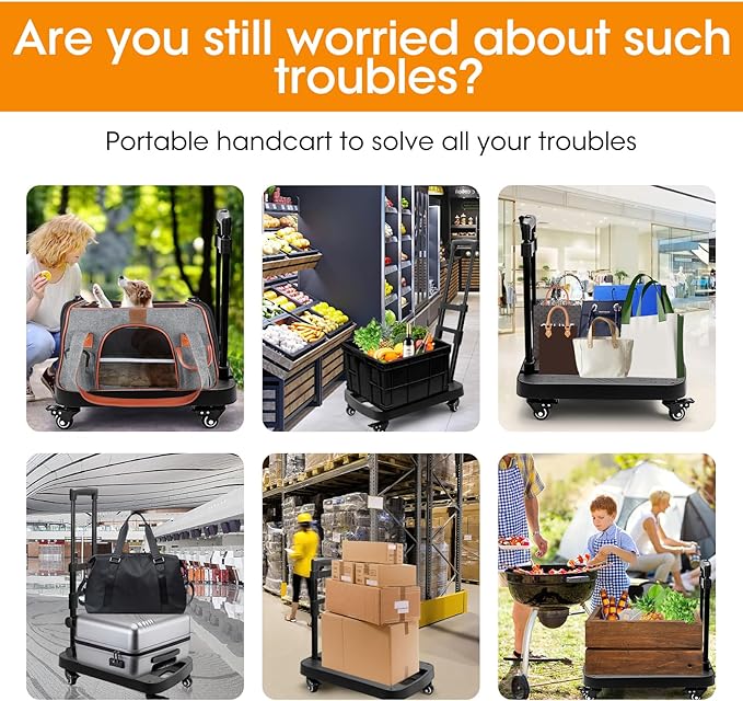 Pet Carrier RollerRoller Cart with Bonus Elastic Strap