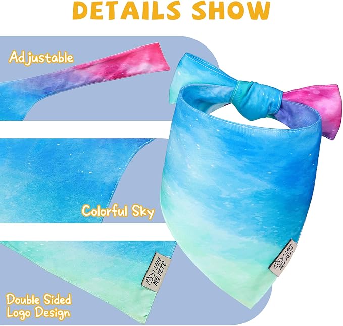 SCENEREAL Summer Dog Bandana