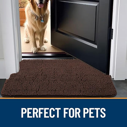OLANLY Dog Door Mat for Muddy Paws 47x24