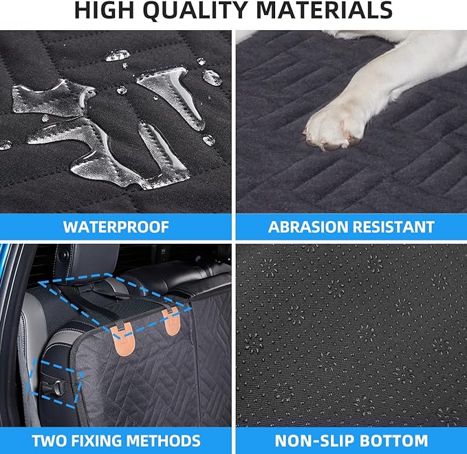 ABE Dog Car Seat Cover for Back Seat F150 & RAM1500)