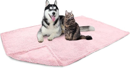 PetAmi Fluffy Waterproof Dog Blanket for Bed Large Dogs 90x90)