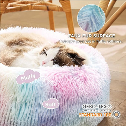 Bedsure Calming Cat Bed for Indoor Cats 15 lbs 20 inches