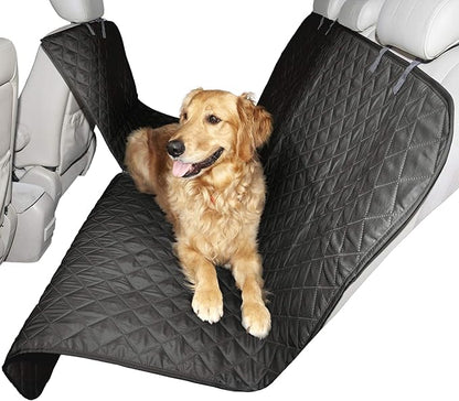 Furhaven Universal Water-Resistant Quilted Hammock-Style Backseat or Cargo Area Protector