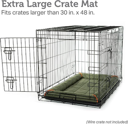 Friends Forever Bolster Dog Crate Mat 48 Inch