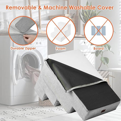 EHEYCIGA Dog Stairs for Bed 20”H 4-Step Extra