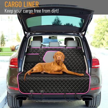 Active Pets Dog Car Seat Cover Car Seat Protector- Dog Seat Cover for Back Seat of SUVs