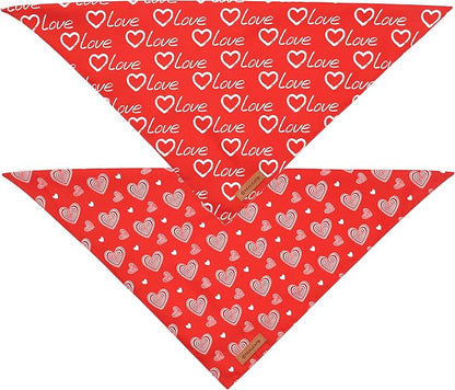 Realeaf Love Dog Bandanas 2 Pack