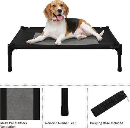 Elevated Dog Bed 30x24-Inch Portable 50lbs by