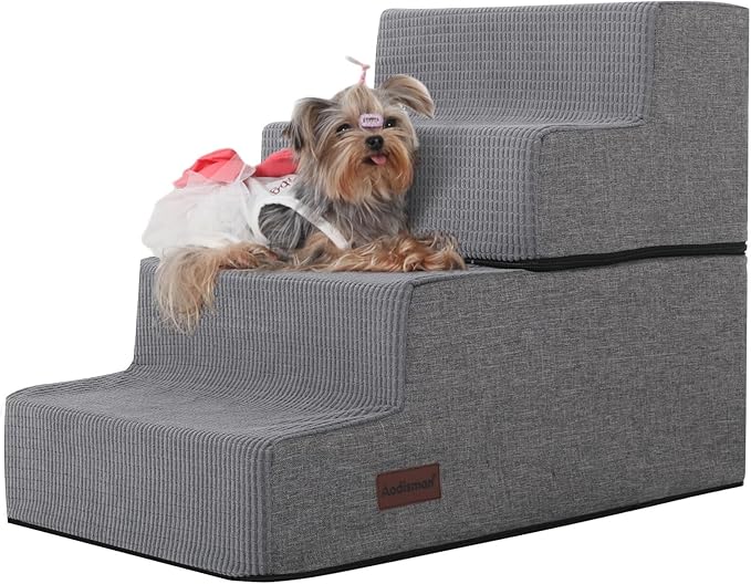 Dog Stairs for High Bed 4 Steps